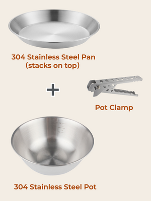 304 Stainless Steel Cookware